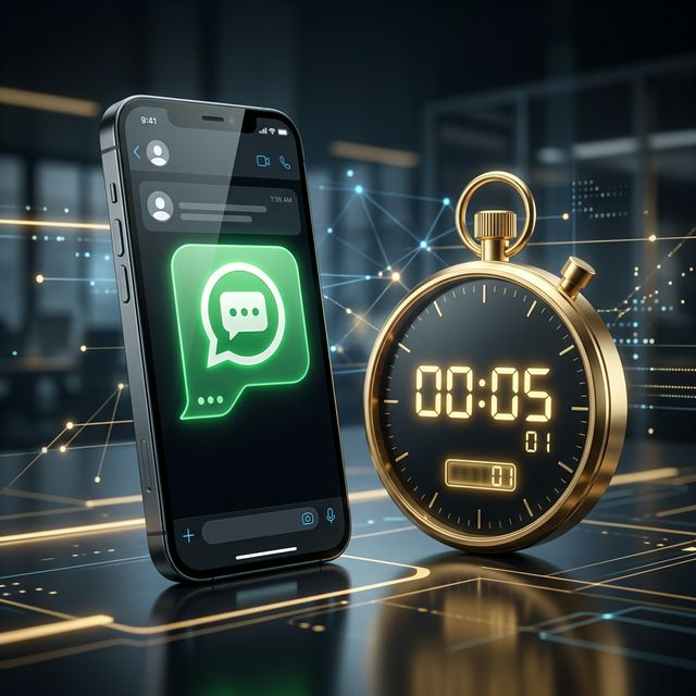 Responder WhatsApp en menos de 5 minutos